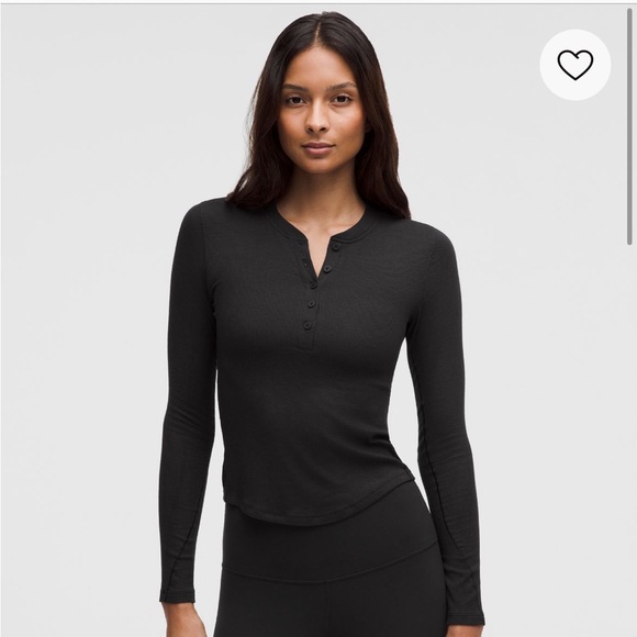 lululemon athletica Tops - Lululemon Hold Tight Henley Long Sleeve